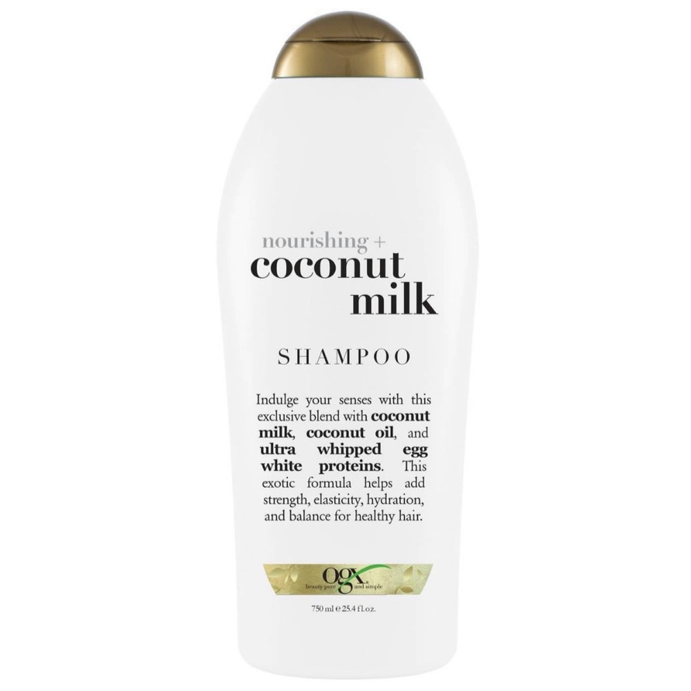 Coconut milk shampoo